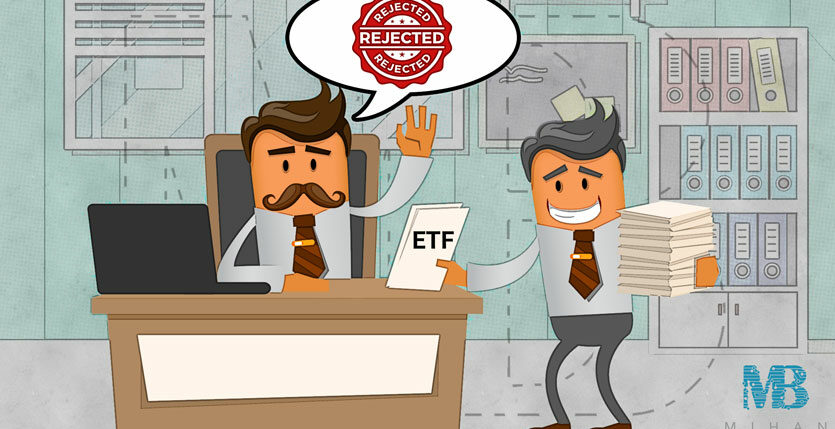 رد شدن ETF بیت کوین توسط sec