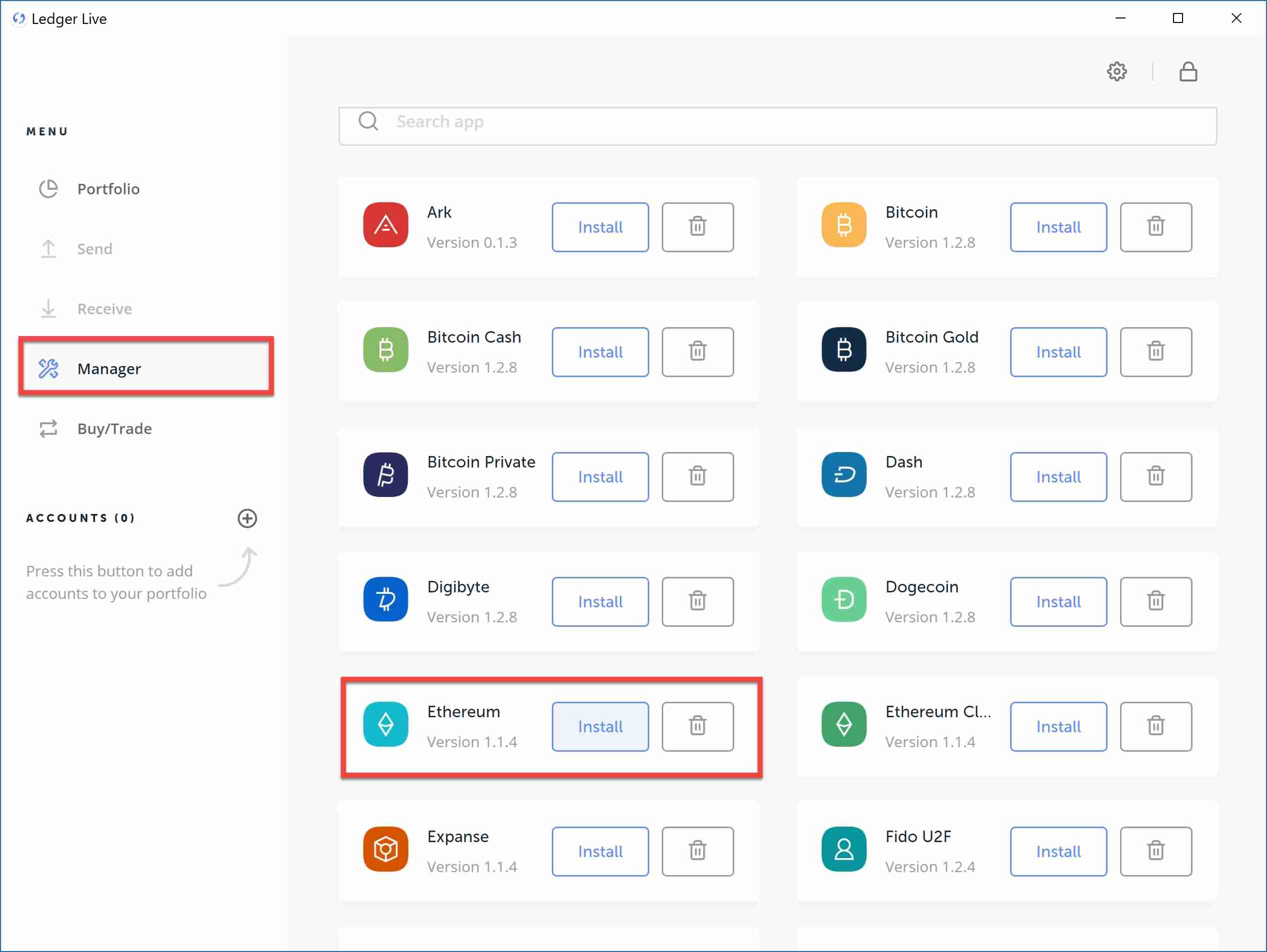 Ledger recovery