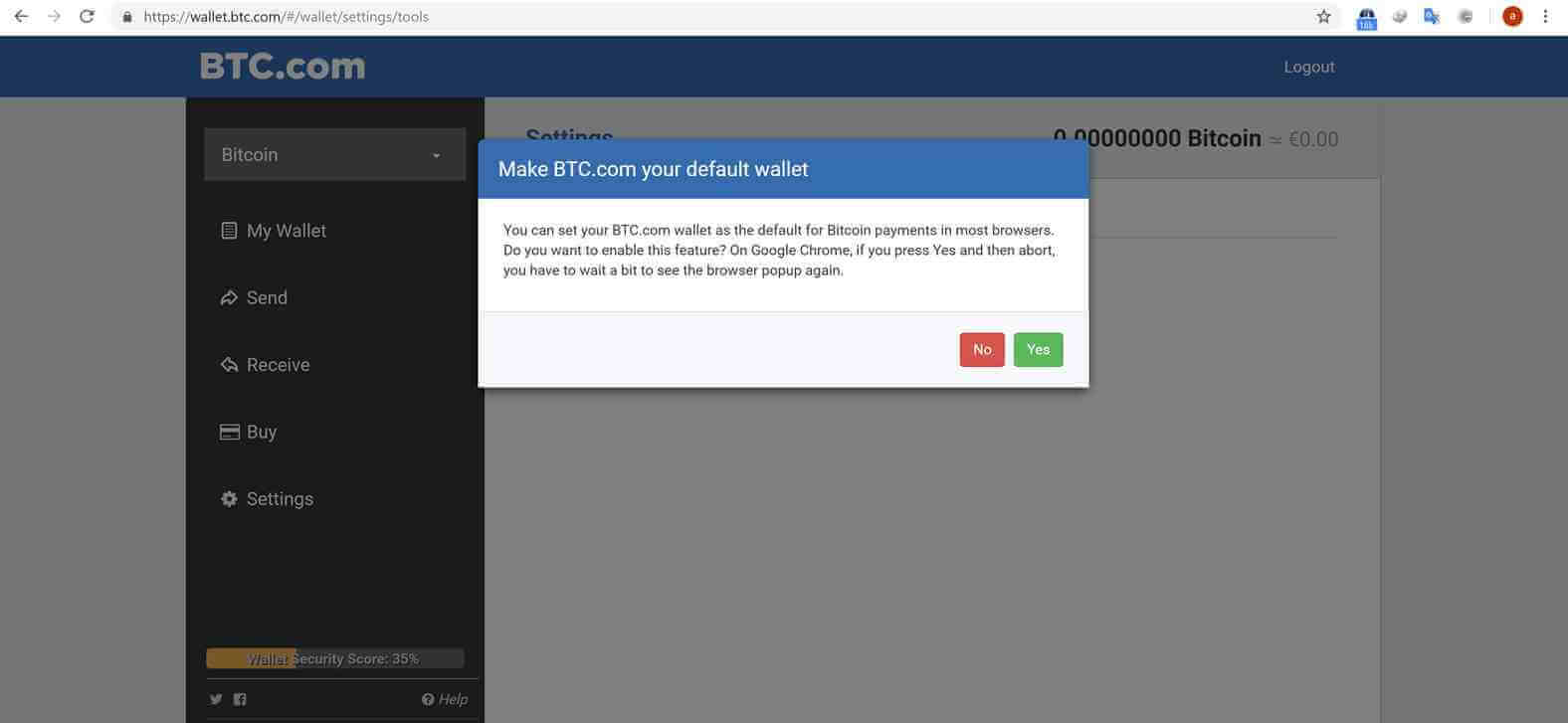 12 1 - چگونگی ایجاد کیف پول بیت کوین با استفاده از سایت BTC.COM