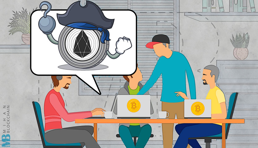 سخن توسعه دهنده بیتکوین در مورد eos