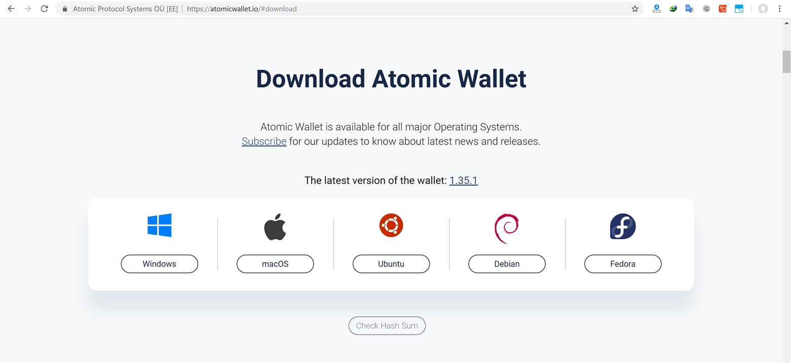 کیف پول اتومیک atomic wallet