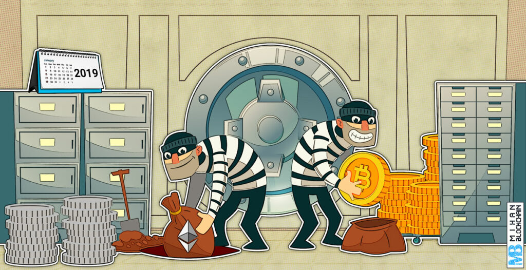 دزدی ها و کلاهبرداری های ارز دیجیتال