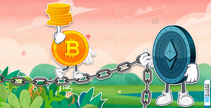 بیت کوین بر روی زنجیره اتریوم