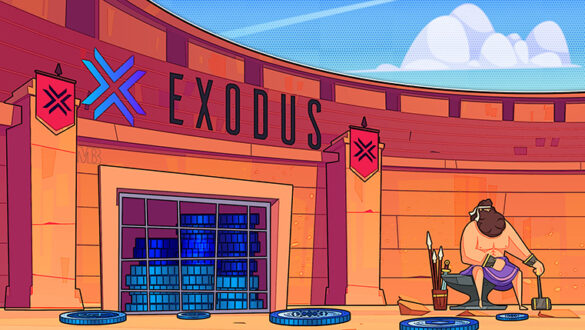 استیکینگ Staking سهام گذاری در کیف پول اگزودوس اکسدوس Exodus