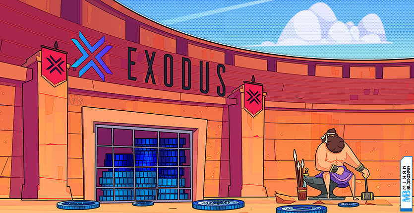 استیکینگ Staking سهام گذاری در کیف پول اگزودوس اکسدوس Exodus