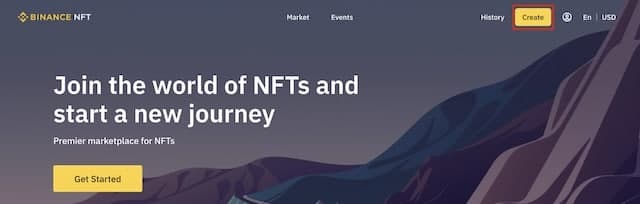 بازار NFT بایننس