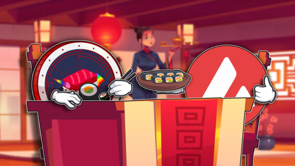 عرضه سوشی سواپ بر روی آوالانچ