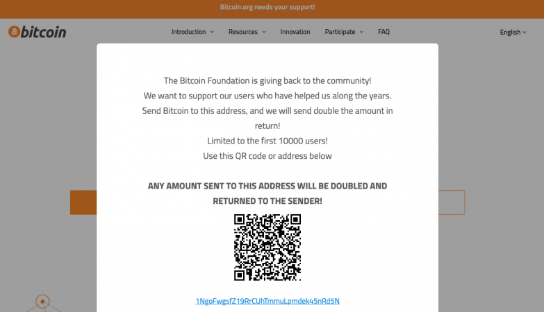 هک Bitcoin.org