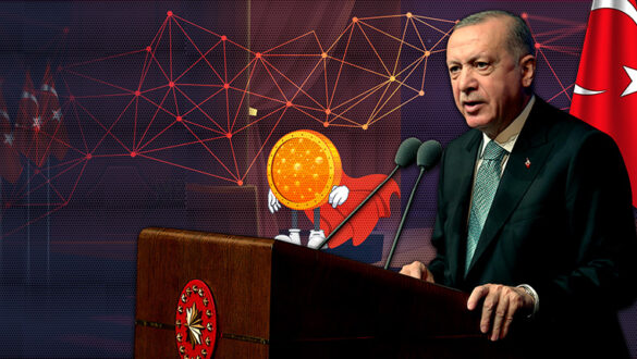 رجب طیب اردوغان رییس جمهور ترکیه در جنگ با ارزهای دیجیتال هستیم پذیرش رمز ارزها را مشکل نمی‌دانیم