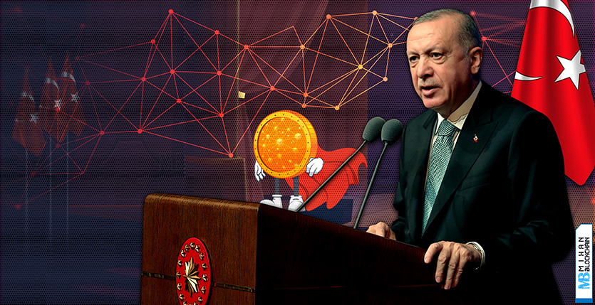 رجب طیب اردوغان رییس جمهور ترکیه در جنگ با ارزهای دیجیتال هستیم پذیرش رمز ارزها را مشکل نمی‌دانیم