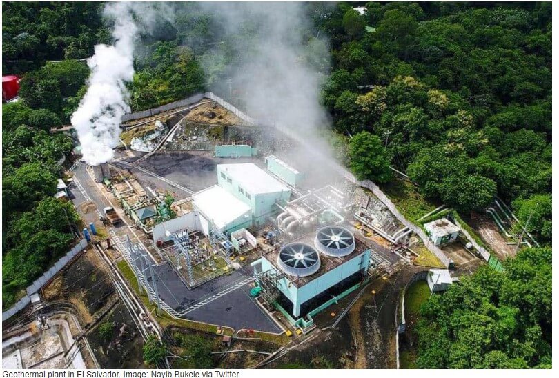 فارم استخراج بیت کوین با انرژی آتشفشان السالوادور