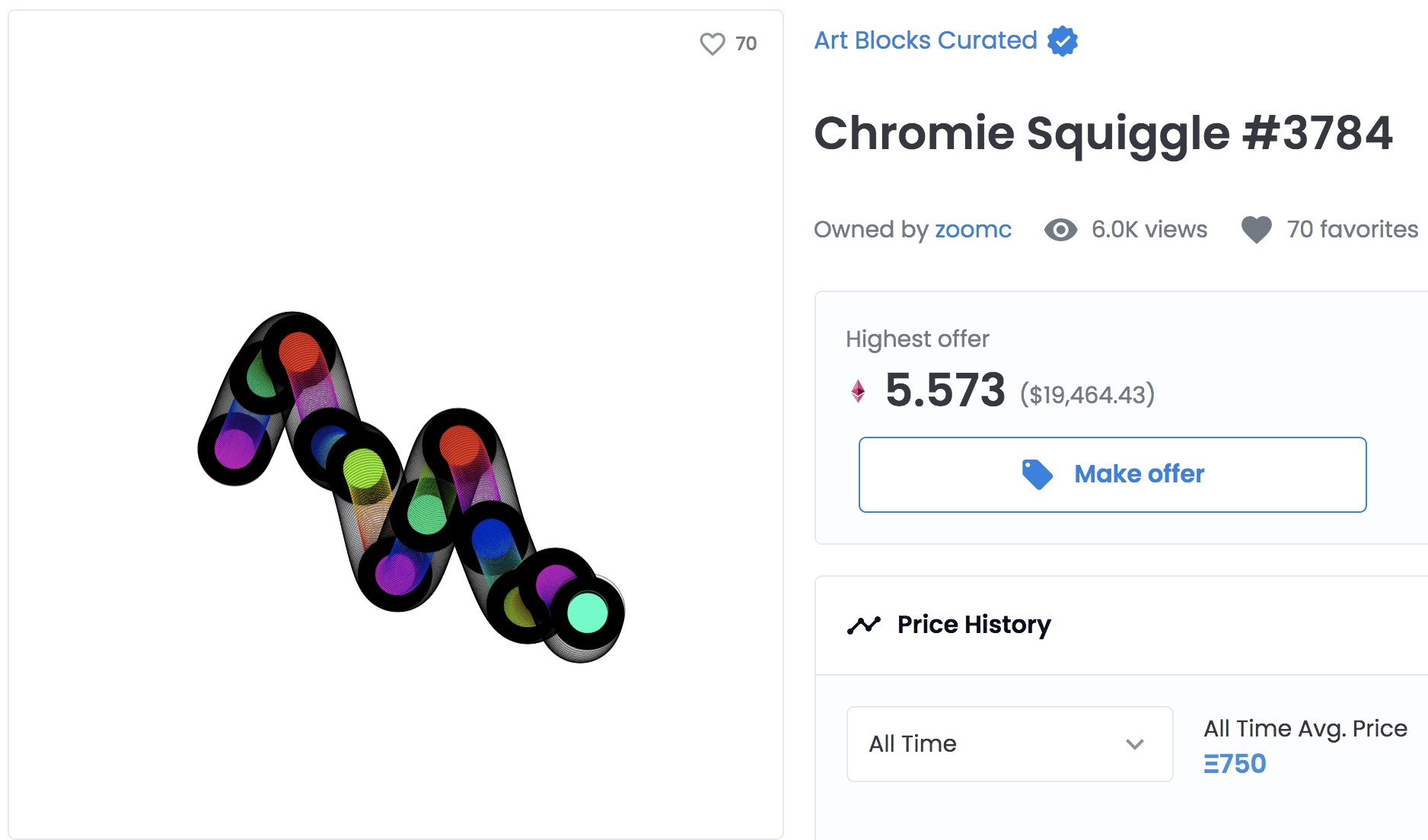 مجموعه Chromie Squiggle 3784