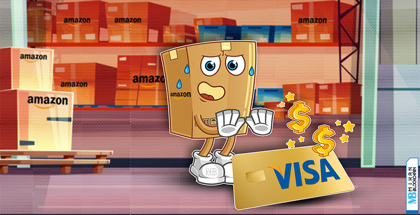 آمازون Amazon ویزا Visa credit card