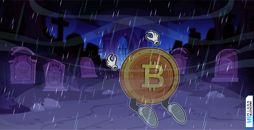 سقوط قیمت بیت کوین کاهش ارز ارز دیجیتال BTC