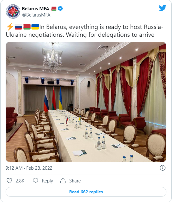 مذاکرات اوکراین و روسیه