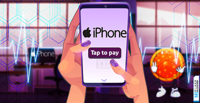 قابلیت Tap to pay گوشی‌های آیفون شرکت اپل apple