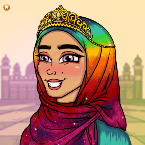 نمونه‌ای از مجموعه NFT ملکه‌های باحجاب