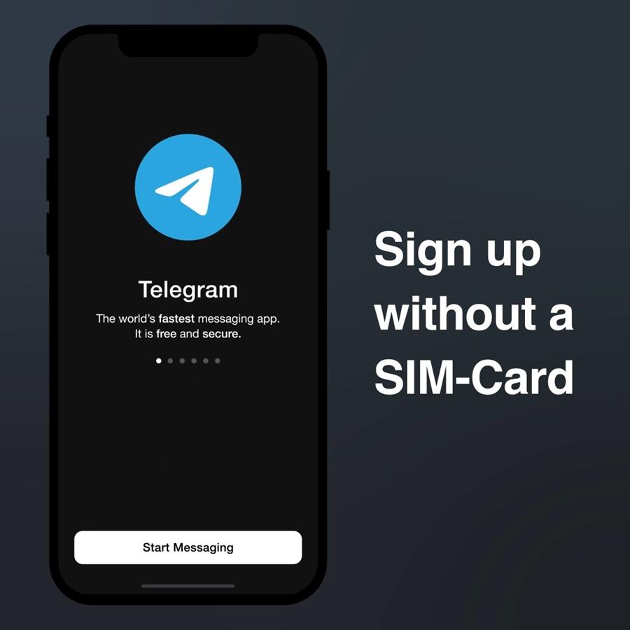 استفاده از تلگرام بدون سیم کارت
