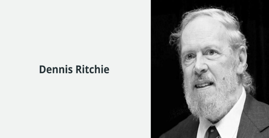 دنیس ریچی (Dennis Ritchie) برنامه نویس و خالق سیستم عامل یونیکس 