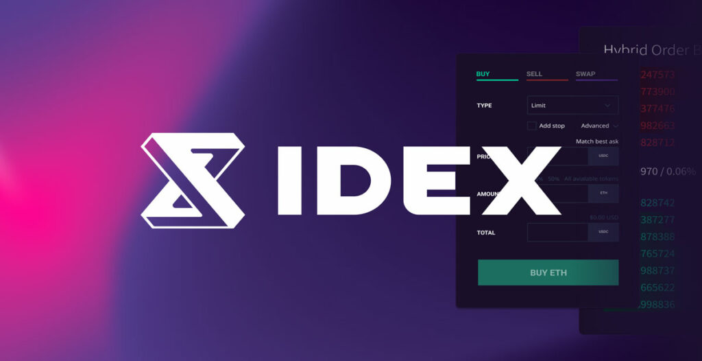 صرافی غیرمتمرکز IDEX