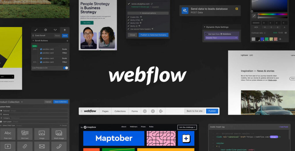 کسب درآمد انلاین از سایت هوش مصنوعی Webflow