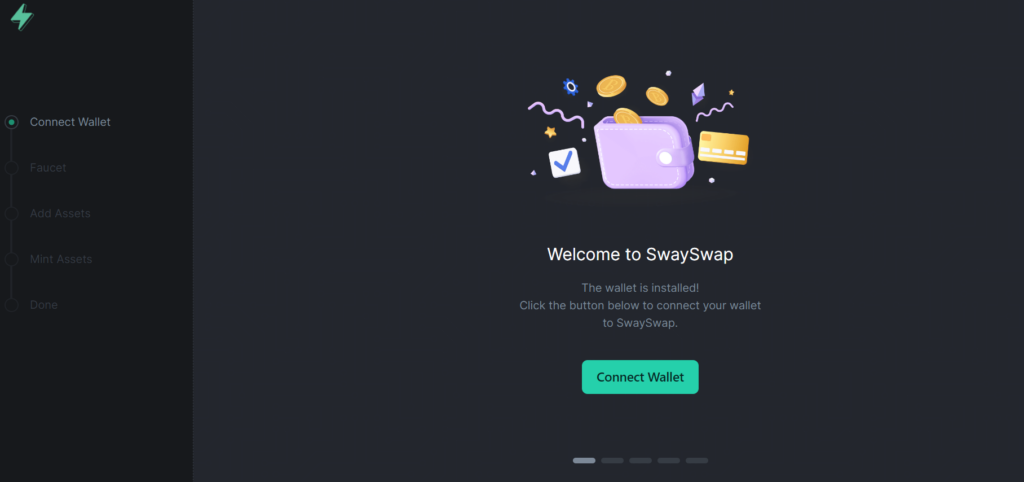 تعامل با SwaySwap