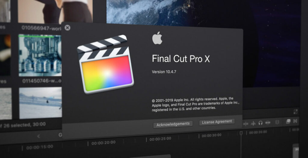 نرم افزار Final Cut Pro X برای ادیت فیلم 