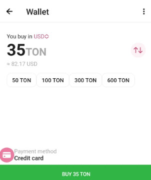 خرید ارز دیجیتال در ولت تلگرام 