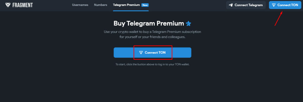خرید اکانت پریمیوم تلگرام از سایت Fragment