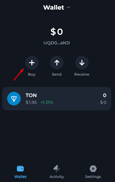 خرید ارز دیجیتال TON برای اکانت پریمیوم تلگرام