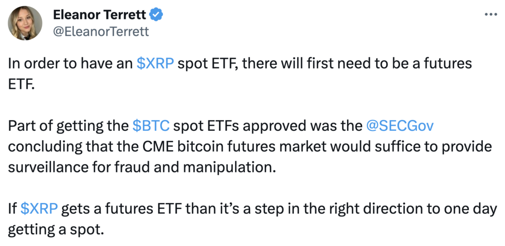 توییت النور ترت درباره ETF ریپل