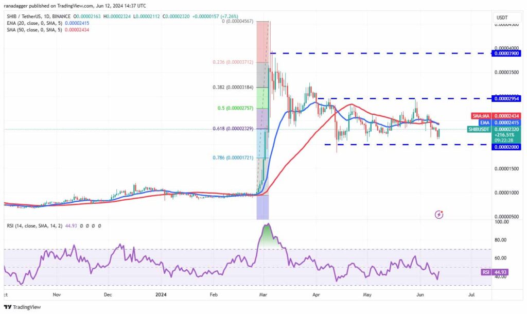 نمودار روزانه شیبا اینو. منبع: TradingView
