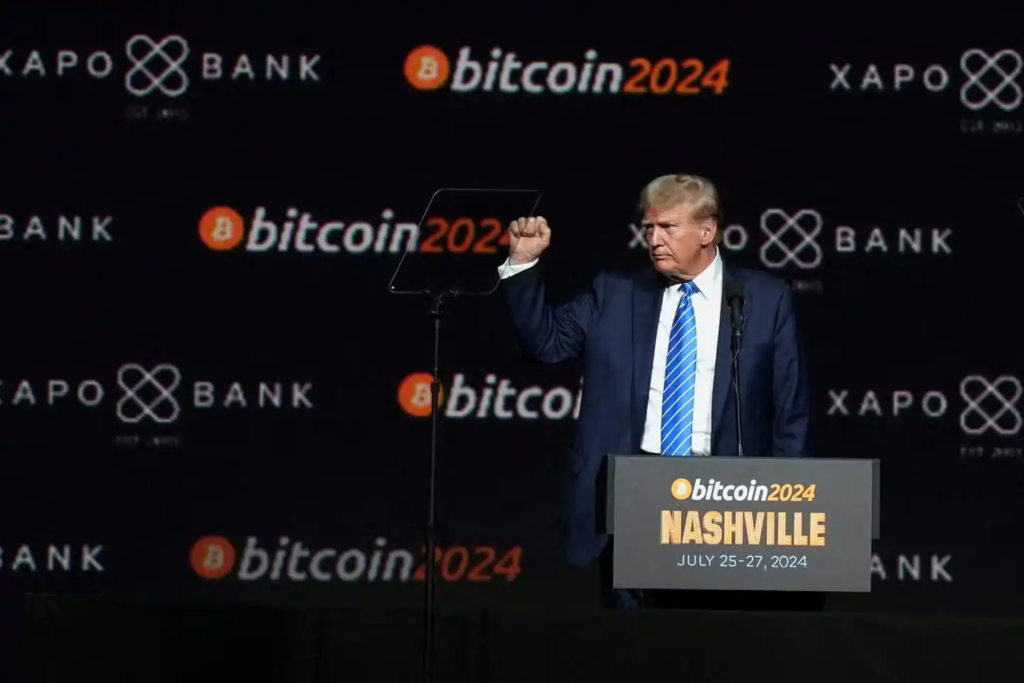 ترامپ در bitcoin 2024