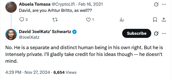 منبع: حساب David Schwartz در X