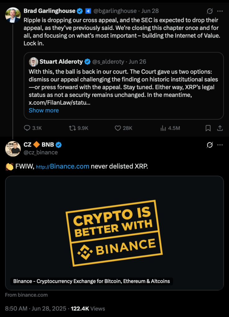  منبع: حساب Brad Garlinghouse در X