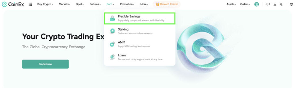کسب درآمد از Flexible Savings کوینکس