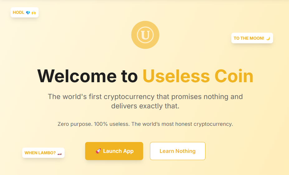 ارز دیجیتال یوزلس کوین (USELESS) 