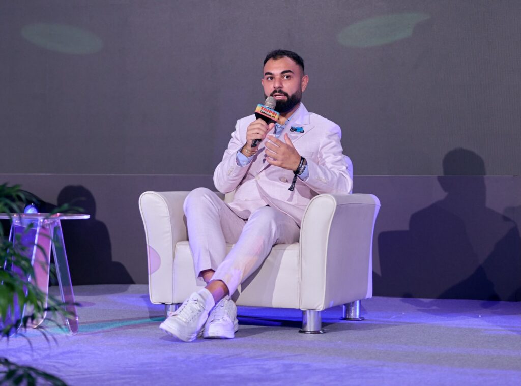 اوسی زاذه در رویداد «هفته بلاکچین تایپه» در ماه سپتامبر - منبع: Vugar Usi Zade