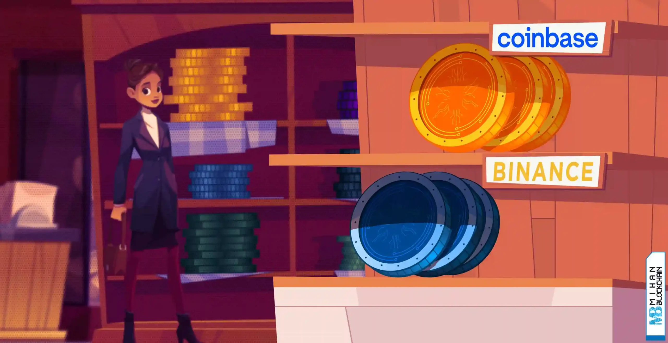 فیچر بایننس و کوین بیس