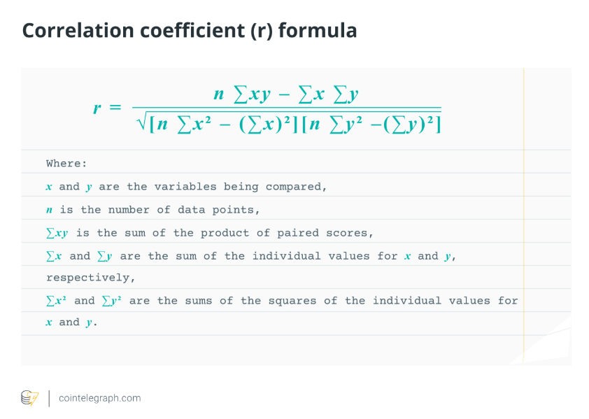 فرمول ضریب همبستگی پیرسون