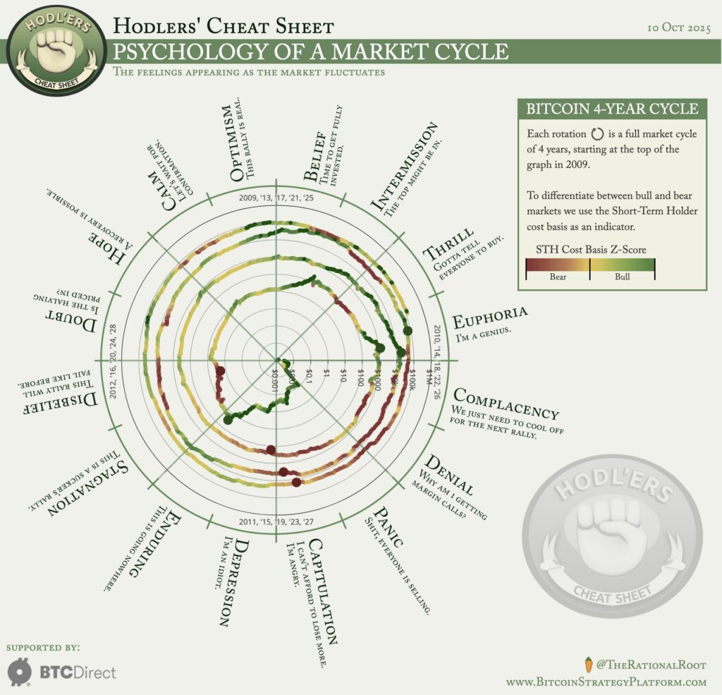 چرخه روانشناسی بازار - منبع: Root