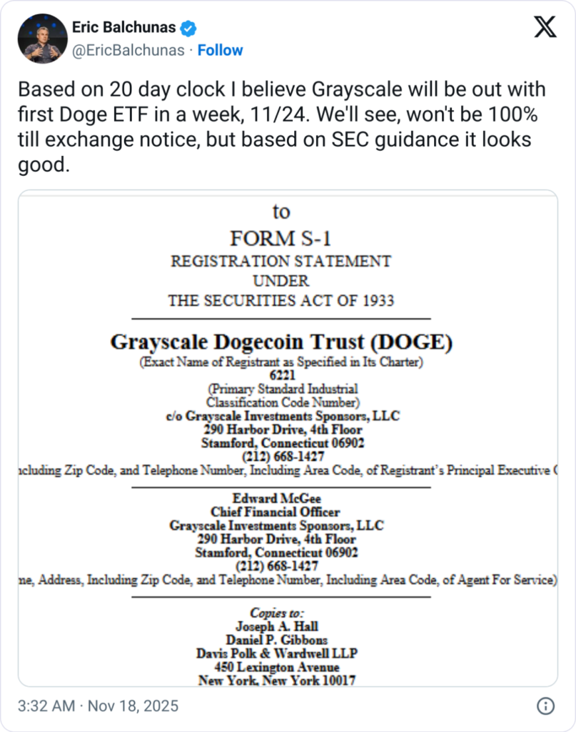 اظهارات اریک بالکوناس درباره ETFهای آلت کوین - منبع: Eric Balchunas