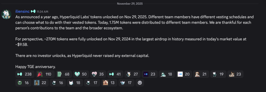 اظهارات iliensinc درباره آزادسازی توکن‌های هایپرلیکویید