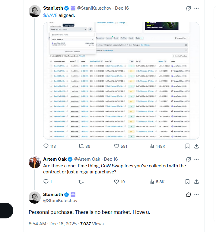 منبع: Stani Kulechov منبع: Stani Kulechov