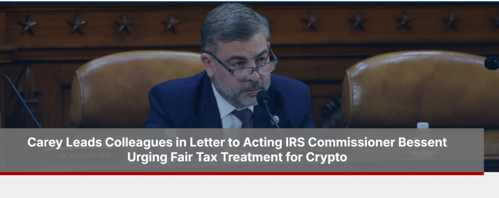 مایک کری، رهبری گروه منتقدین به مالیات استیکینگ ارزهای دیجیتال را برعهده دارد - منبع: Mike Carey مایک کری، رهبری گروه منتقدین به مالیات استیکینگ ارزهای دیجیتال را برعهده دارد - منبع: Mike Carey