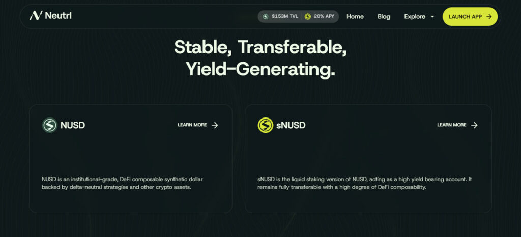 استیبل کوین NUSD چیست