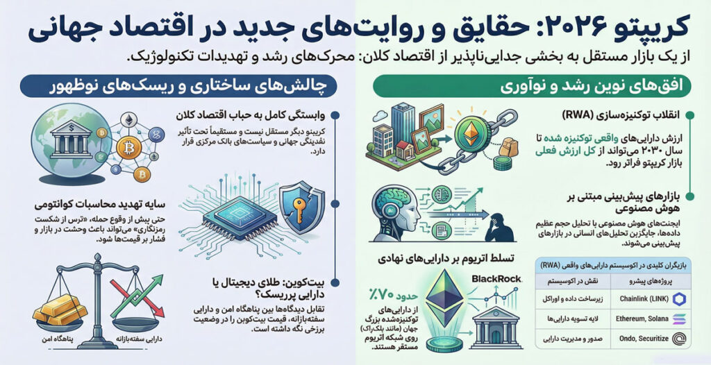 حقایق آشکار کریپتو در سال ۲۰۲۶