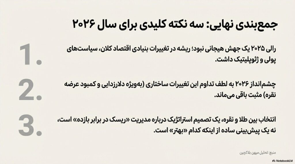 چه عواملی بر آینده طلا و نقره در سال ۲۰۲۶ تاثیر میگذارند؟