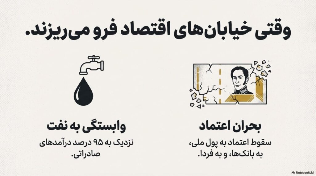 از ۲۰۱۳ تا ۲۰۱۶: وابستگی به نفت و اقتصادی بیمار