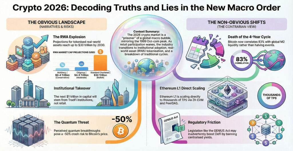 حقایق و دروغهای کریپتو در سال ۲۰۲۶